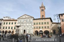 EMPOLI: COLLEGIATA DI S. ANDREA E FONTANA DEL PAMPALONI 1' IMMAGINE