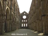 COLONNE E ASIDE DELL'ABBAZIA DI SAN GALGANO