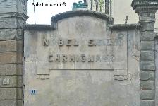 STAZIONE DI CARMIGNANO: VECCHIA INSEGNA DEL POLVERIFICIO NOBEL