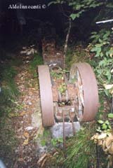 ANTICO MACCHINARIO NELLE MINIERE DI LEVIGLIANI