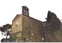 FACCIATA E LATO DESTRO DELL'ABBAZIA DI FARNETA