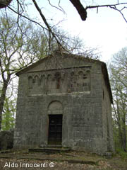 FACCIATA DELL'EREMICCIOLO DI SAN BENEDETTO ALLE SORGENTI DEL VIVO D'ORCIA